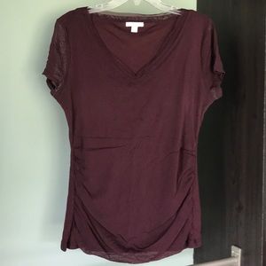 Maroon shirt